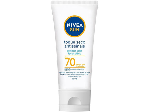 Protetor Solar Facial Nivea Toque Seco FPS 70